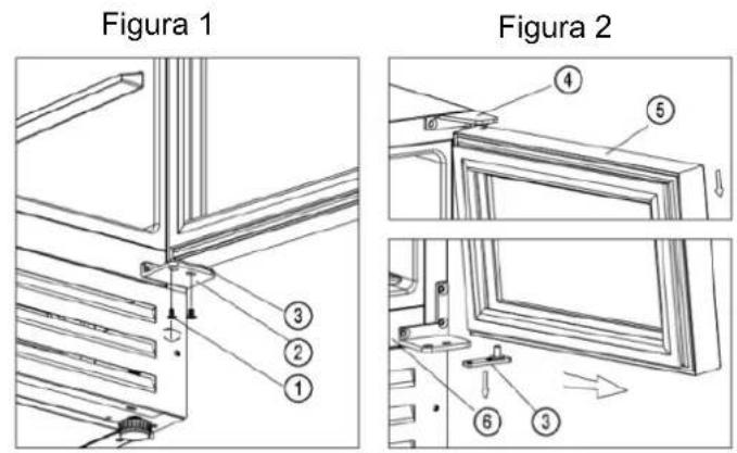 NODOR NorCare VB17 BK - Cambio del lado de aperture de la puerta - 1