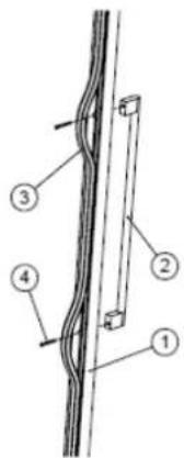 NODOR NorCare VB46 BK - Install handle to the door frame of the appliance. - 1