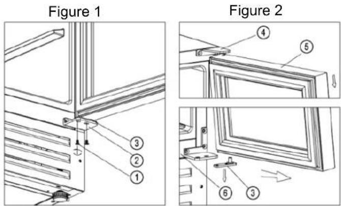 NODOR NorCare VB46 BK - Reversing the door - 1