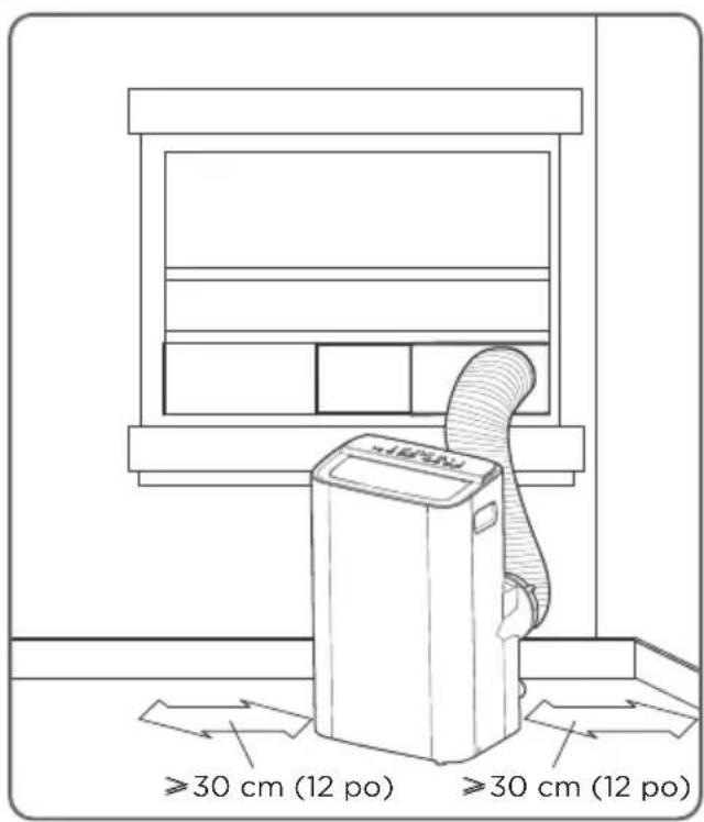 TOSHIBA TAPX08W5HWT - Votre emplacement d'installation doit répondre aux exigences suivantes : - 1