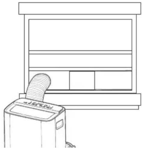 TOSHIBA TAPX08W5HWT - - Connecter l'adaptateur à l'appareil et à la fenêtre - 1