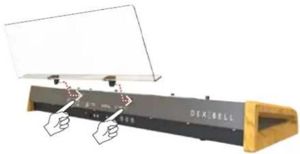 Dexibell Classico L4 - Installation du porte-partition - 1
