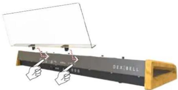 Dexibell Classico L4 - Instalación del atril - 1