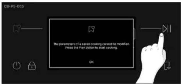 HAIER H4MWID49C6NQB - How to access Favorites menu from the oven: - 5
