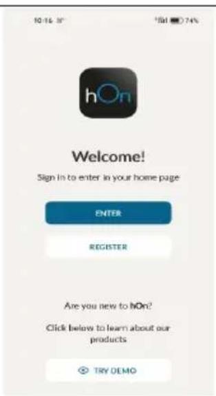 HAIER H4MWID49C6NQB - NEW USER REGISTRATION - 1