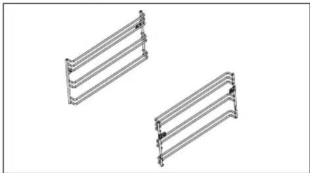 HAIER H4MWID49C6NQB - Lateral wire grids Soft close - 1