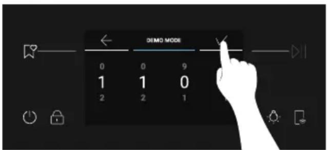 HAIER H4MWID49C6NQB - Demo mode - 4