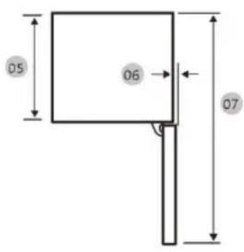 HOOVER HODQ4T718EX - Spazio necessario - 2