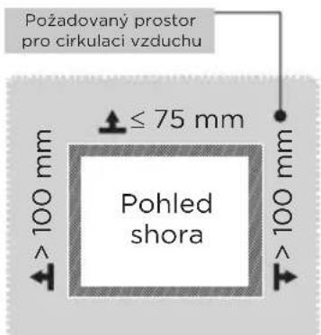 MIDEA MDRB600MME46 - Rozměry a odstupy - 2