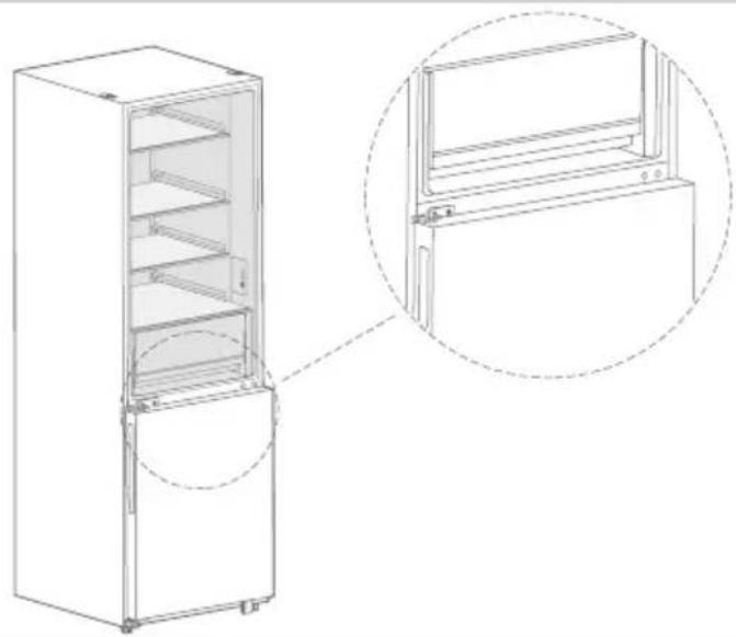 MIDEA MDRB600MME46 - Tür umsetzen - 6
