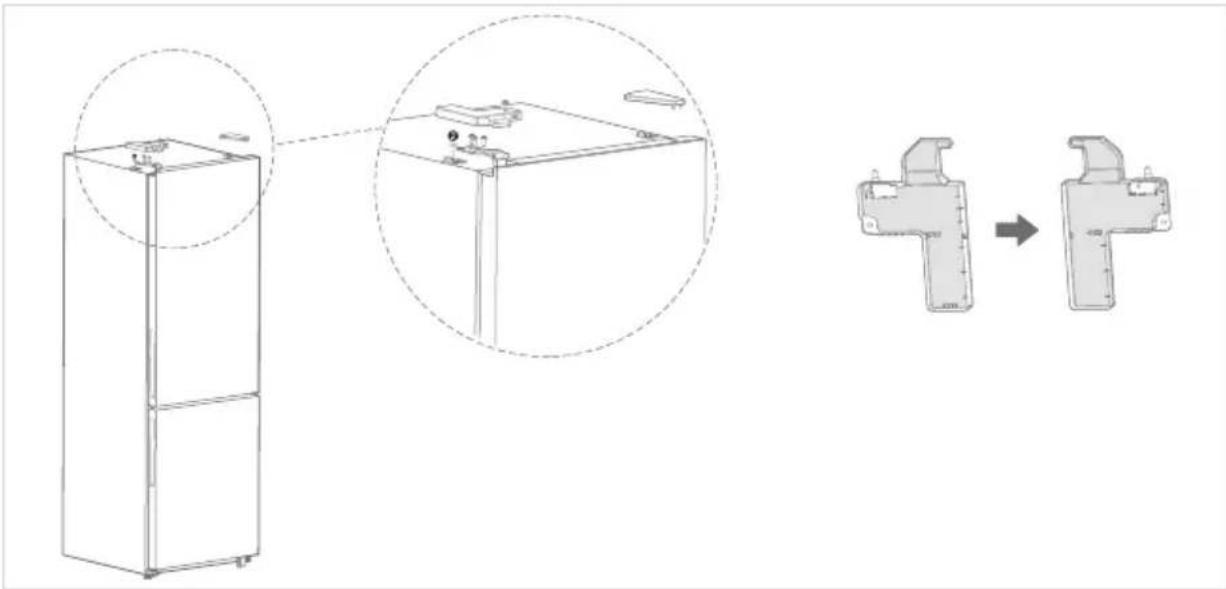 MIDEA MDRB600MME46 - Inversarea uşii - 7
