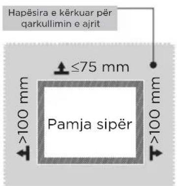 MIDEA MDRB600MME46 - Përmasat dhe hapësirat - 2