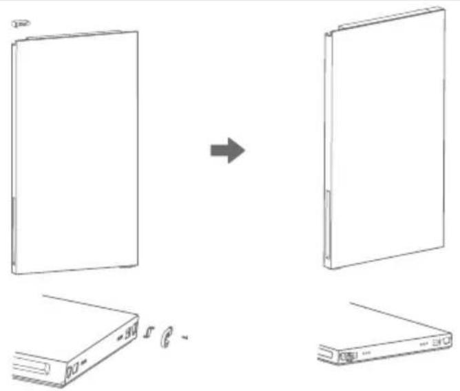 MIDEA MDRB600MME46 - Inversion de la porte - 4