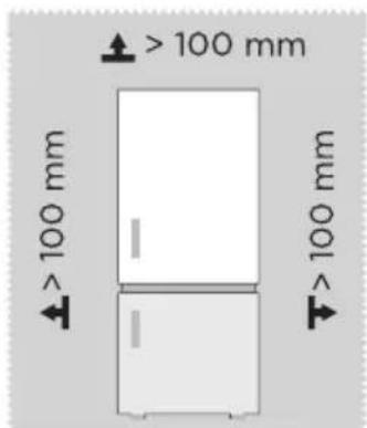 MIDEA MDRB600MME46 - Dimensioni e spazi - 1