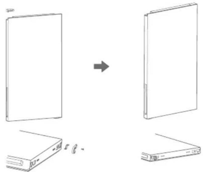 MIDEA MDRB600MME46 - Zmiana kierunku otwierania drzwi - 4