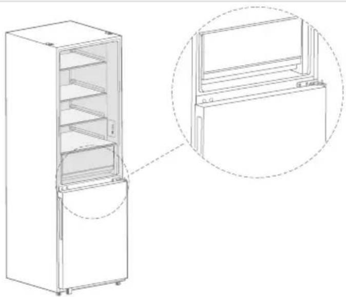MIDEA MDRB600MME46 - Inversarea uşii - 2