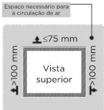 MIDEA MDRB600MME46 - Dimensões e espaços - 2