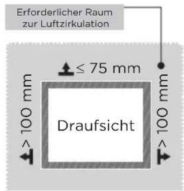 MIDEA MDRB600MME46 - Abmessungen und Abstände - 2