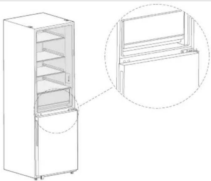 MIDEA MDRB600MME46 - Inversione dello sportello - 2