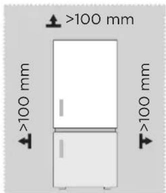 MIDEA MDRB600MME46 - Διαστάσεις και αποστάσεις - 1