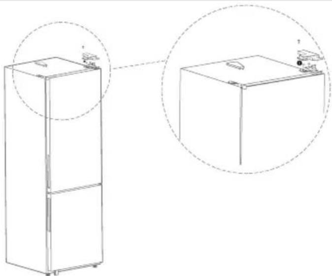 MIDEA MDRB600MME46 - Zmiana kierunku otwierania drzwi - 1