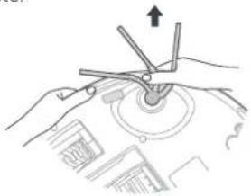 EUREKA J15 ULTRA - Reinigung der Seitenbürste (wöchentliche Reinigung empfohlen) - 1