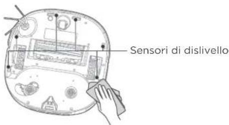 EUREKA J15 ULTRA - Pulizia dei sensori del robot (pulirlo secondo necessità) - 2