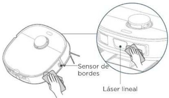 EUREKA J15 ULTRA - Limpieza de los sensores del robot (limpie según sea necesario) - 1