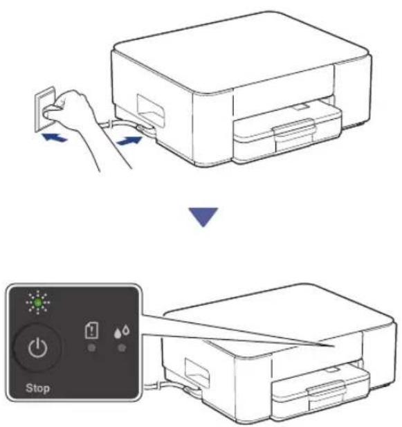 BROTHER DCP-J1260W - Chargez du papier A4 dans le bac - 5