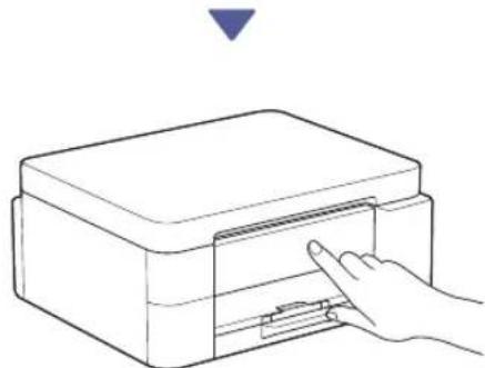 BROTHER DCP-J1460DW - Installez les cartouches d'encre fournies - 8