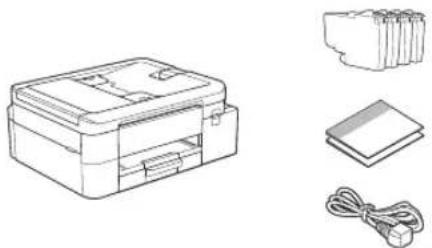 BROTHER DCP-J1460DW - Déballez l'appareil et vérifiez les composants - 1