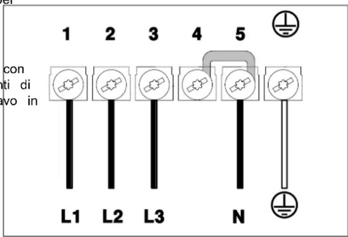 BERTAZZONI P905I1M30NP - Il cavo installato permette il collegamento monofase - 2