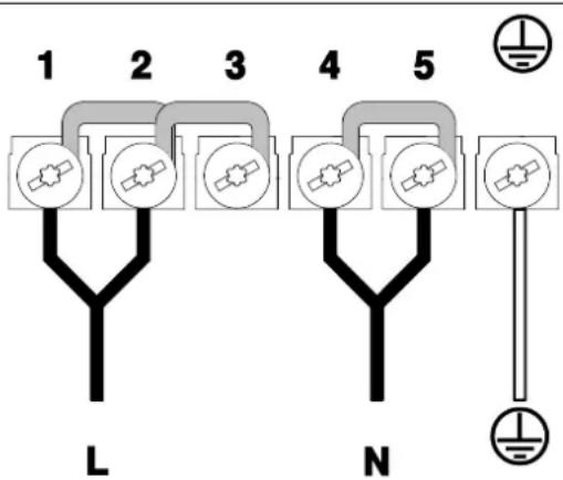 BERTAZZONI P905I1M30NP - De geïnstalleerde kabel is geschikt voor enkelfasige aansluiting - 1