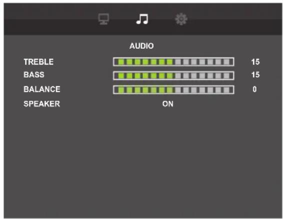 AG Neovo VA5501 - Paramètres audio - 1