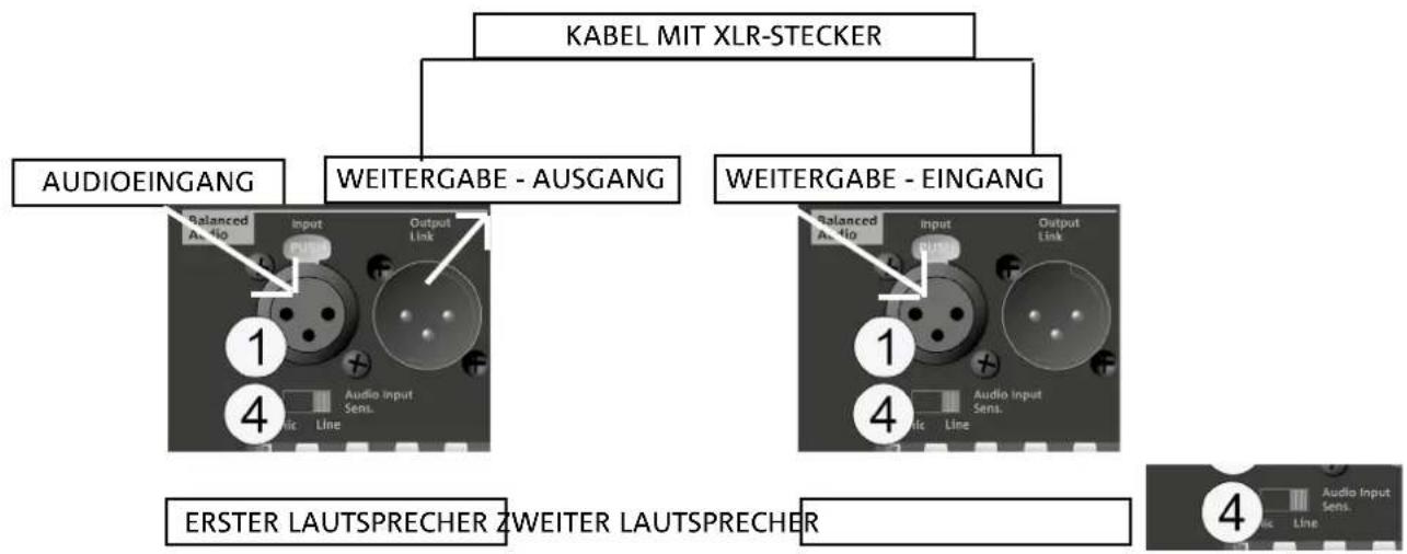 DB Technologies Opera Unica 12 - VERBINDUNG DER EINGÄNGE - 3