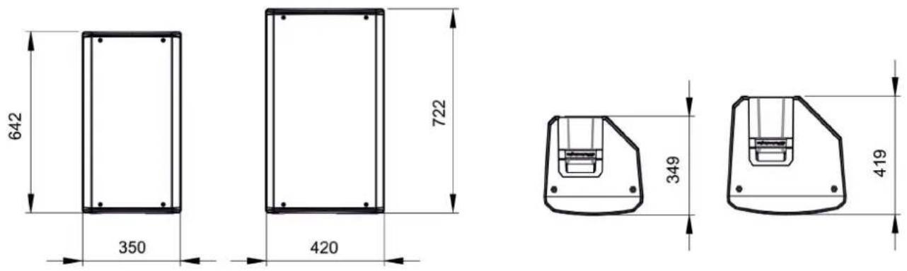 DB Technologies Opera Unica 12 - DIMENSIONS - 1