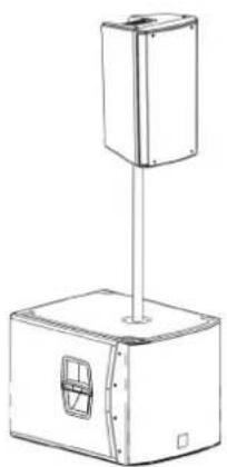 DB Technologies Opera Unica 12 - INSTALLAZIONE SU SUBWOOFER - 2