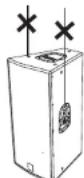 DB Technologies Flexsys F10 - WARNING - 2