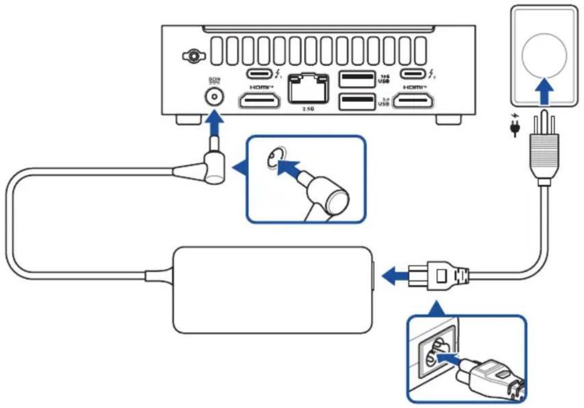 ASUS NUC 15 Pro - Connector l'adaptateur secteur - 1