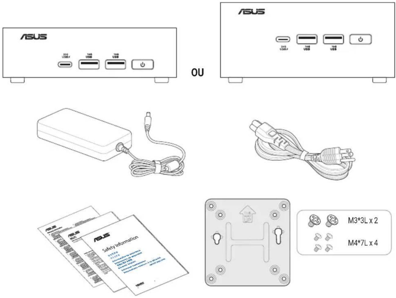 ASUS NUC 15 Pro - Contenu de la boîte - 1