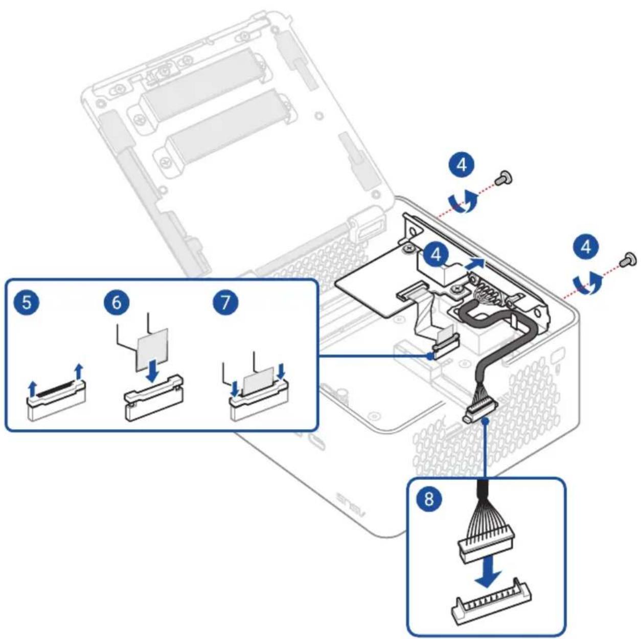 ASUS NUC 15 Pro - Extension réseau et série optionnelle (uniquement pour NUC15CRH) - 2