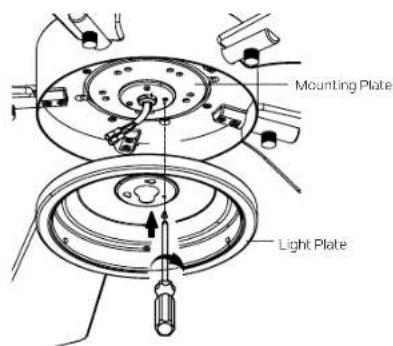 Kichler Guardian - INSTALLING THE LIGHT PLATE - 2
