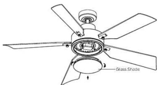 Kichler Guardian - INSTALLING THE LIGHT KIT AND GLASS SHADE - 2