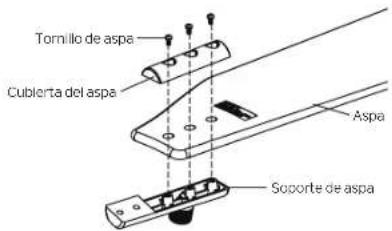 Kichler Guardian - COLOCACION DE LAS ASPAS DEL VENTILADOR - 1
