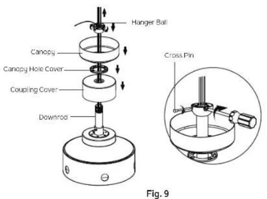 Kichler Guardian - HANGING THE MOTOR ASSEMBLY (continued) - 2