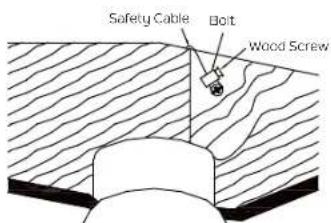 Kichler Rise - INSTALLATION OF SAFETY SUPPORT (required for Canadian installation ONLY) - 2