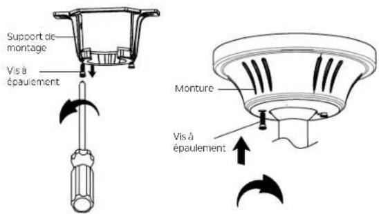 Support de montage Vis à épaulément Monture Vis à épaulément