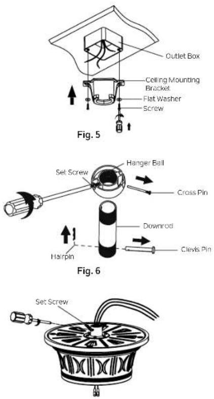 Kichler Crescent - HANGING THE MOTOR ASSEMBLY - 1