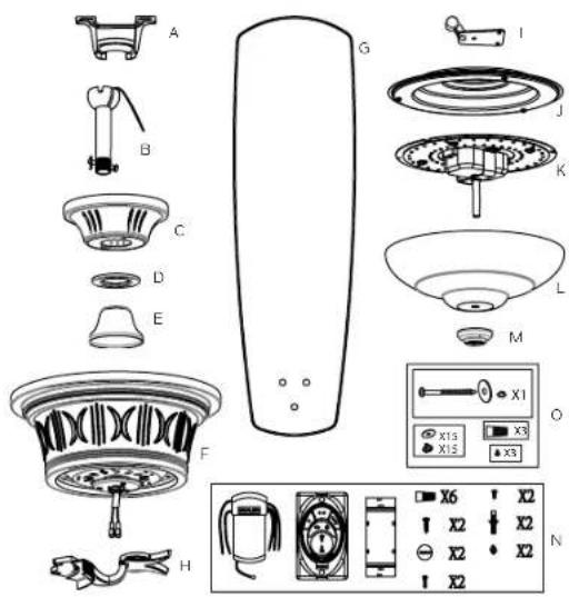 Kichler Crescent - PACKAGE CONTENTS - 1