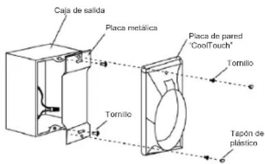 Kichler Crescent - INSTALACIÓN DEL SISTEMA DE CONTROL COOLTOUCH CON LA PLACA DE PARED - 2